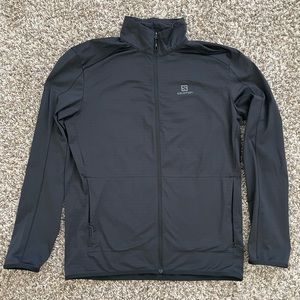 Large Salomon men’s mid layer jacket